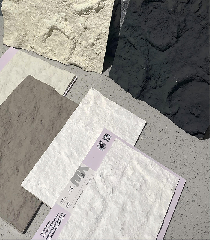 Lightweight Waterproof Fireproof Granite Stone Panel Wall Art Simple Installation for Interior Moisture-Proof Function